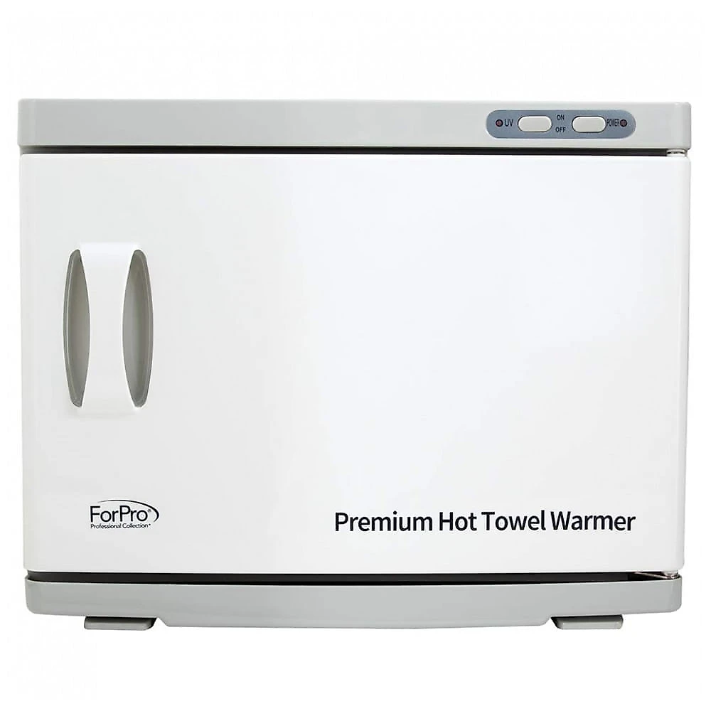 Aquecedor de Toalha Elétrico para Barbearia 23L com 2 Prateleiras de Aço Inoxidável, 110V, ForPro, Branco