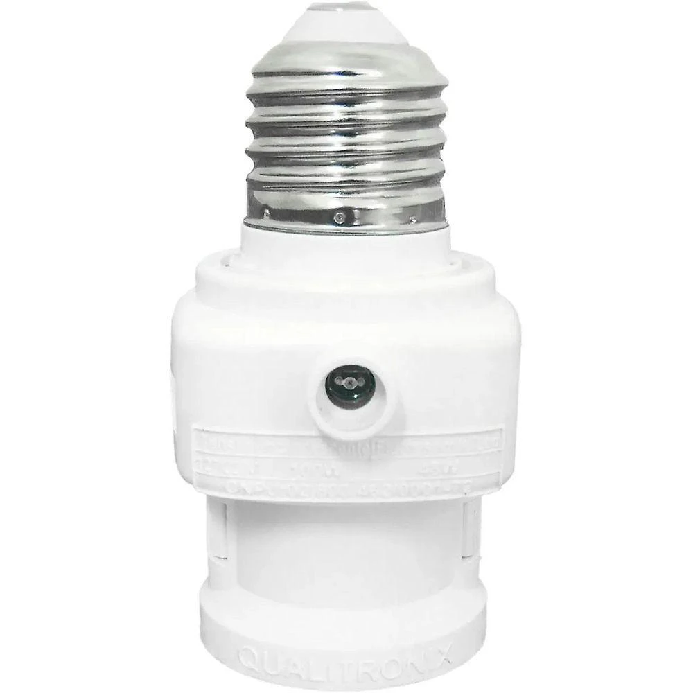 Sensor Fotosoquete QR52M 4 Funções Fotocélula Timer Bivolt Branco Qualitronix