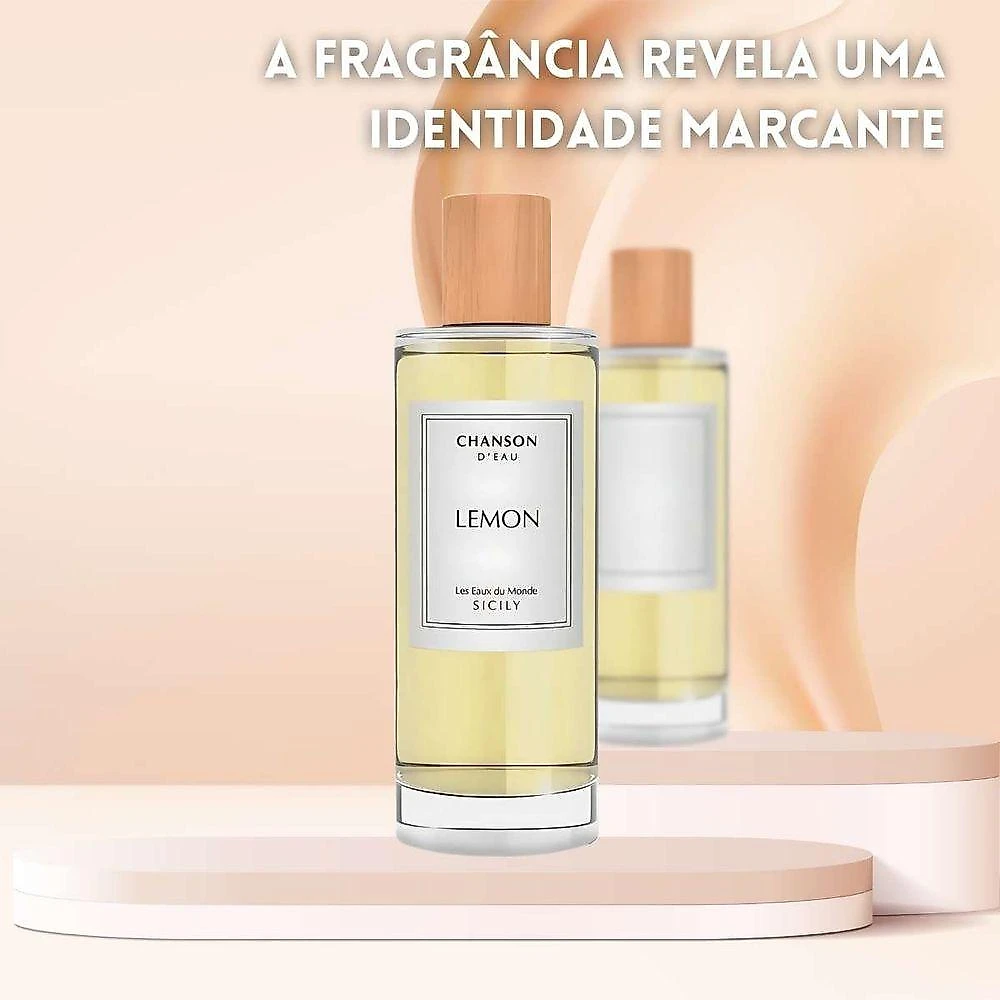 Perfume Chanson D'eau Lemon Feminino Eau de Toilette Cítrica 100ML