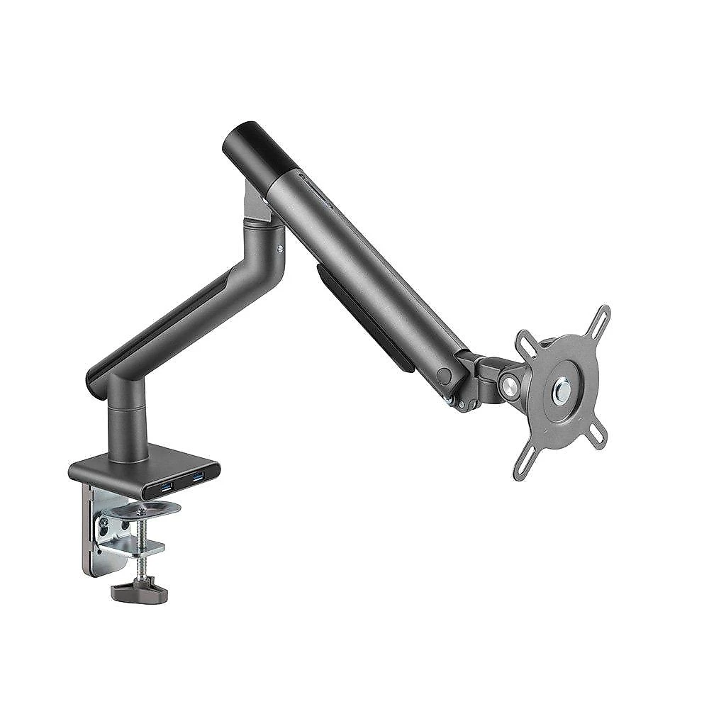 Suporte para Monitor Premium Octoo com Pistão a Gás e Ajuste de Altura, até 32", Grafite - 9841