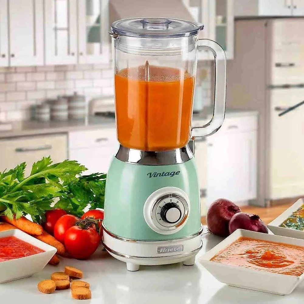 Liquidificador Ariete Vintage Verde 1000w Copo De Vidro 1,5l 110v - Linha Retrô 583