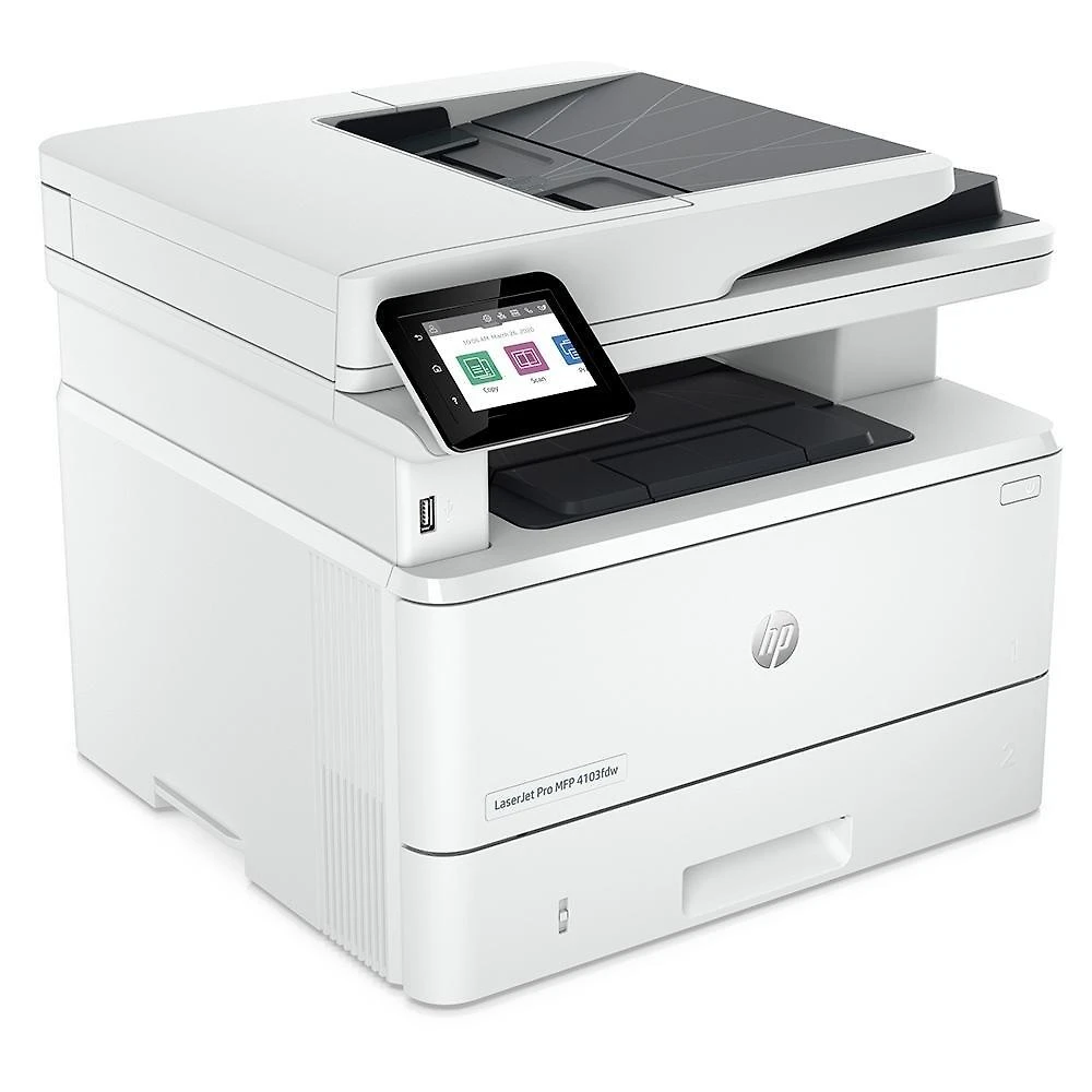 Impressora Multifuncional HP Laser PRO 4103fdw Mono,  Wifi, Wireless, Ethernet, USB, Duplex, 110v, Branco - 2Z629A_696