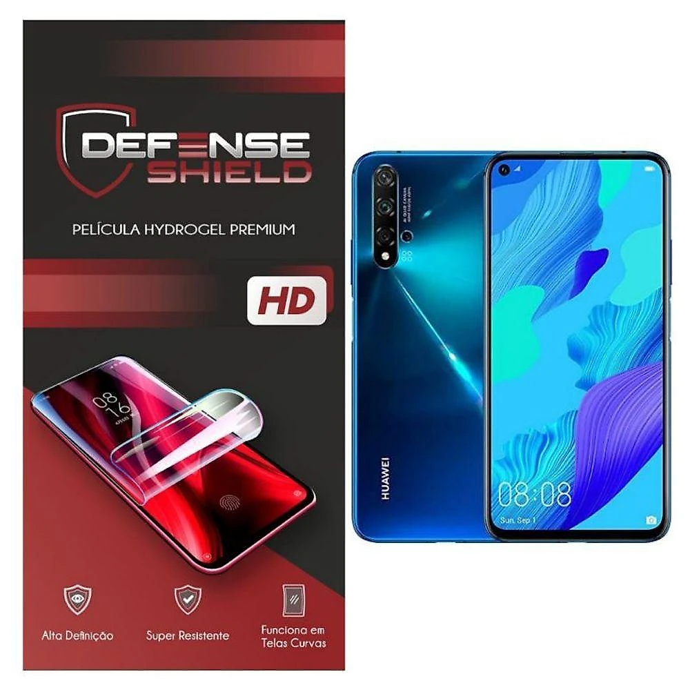 Pelicula Hydrogel Premium Proteção Frente + Verso Para Huawei Nova 5t Defense Shield