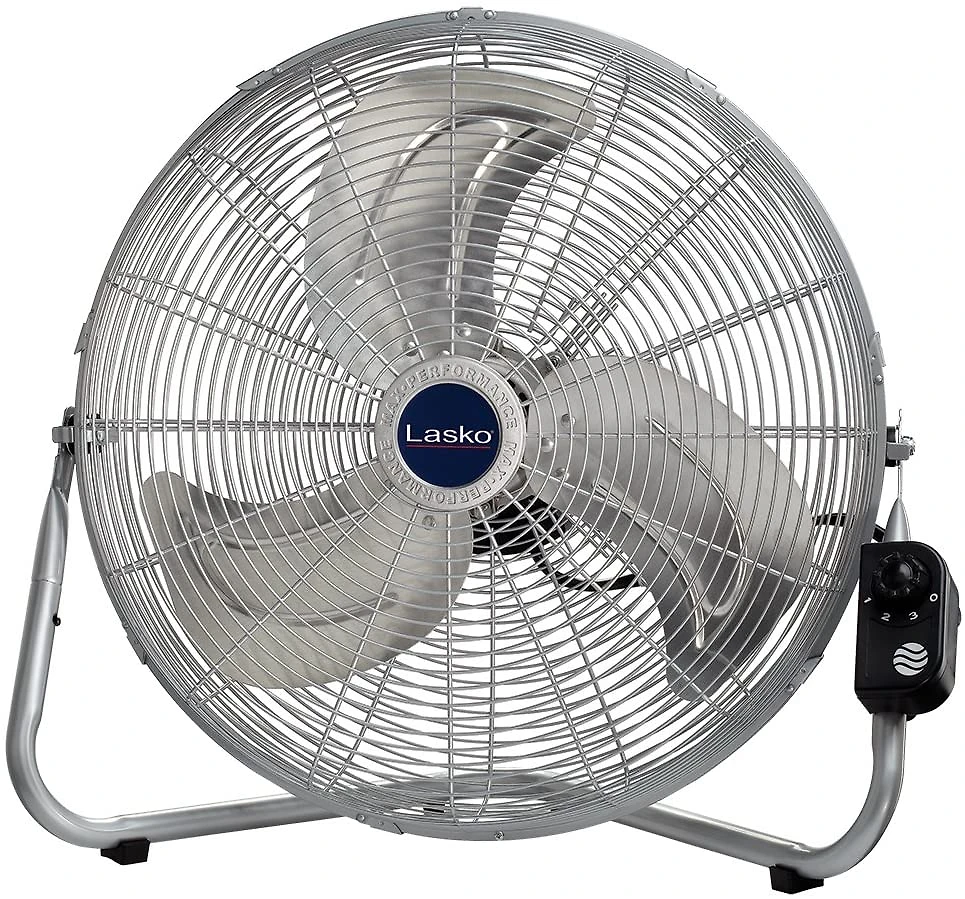 Ventilador Lasko 51cm 3 Velocidades CFM 3460 Prata 110V