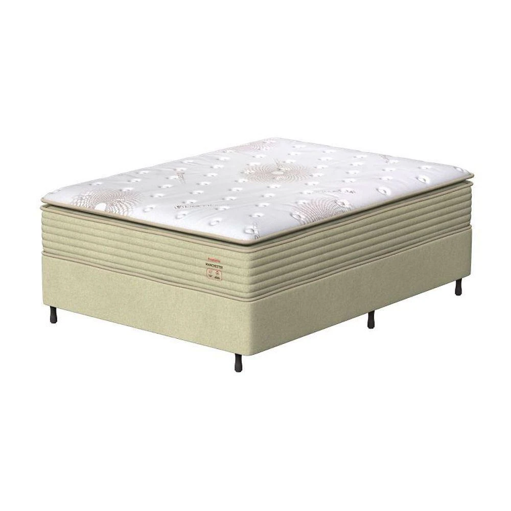 Conjunto Box Viúva Mola Prodormir Manchester