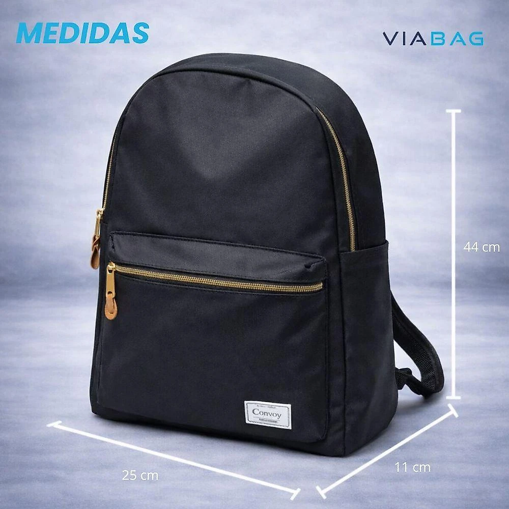 Mochila De Costas Feminina Casual Reforçada Alças Acolchoadas - Black Panter - Convoy