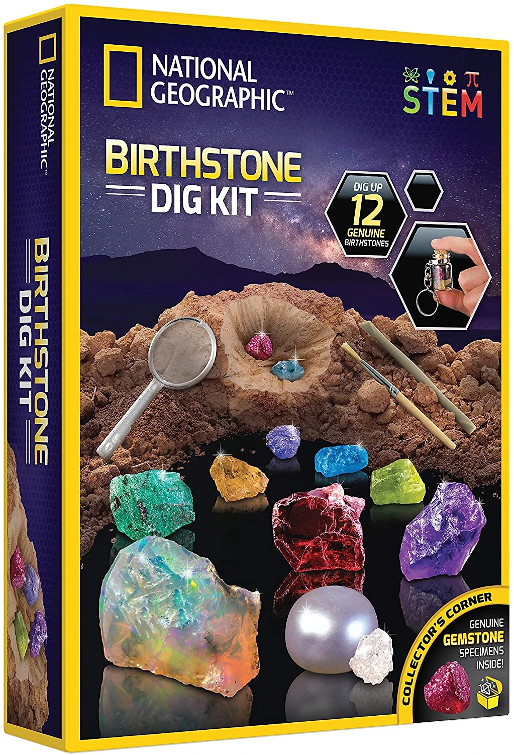 NATIONAL GEOGRAPHIC Kit de Escavação de Pedras Preciosas com 1