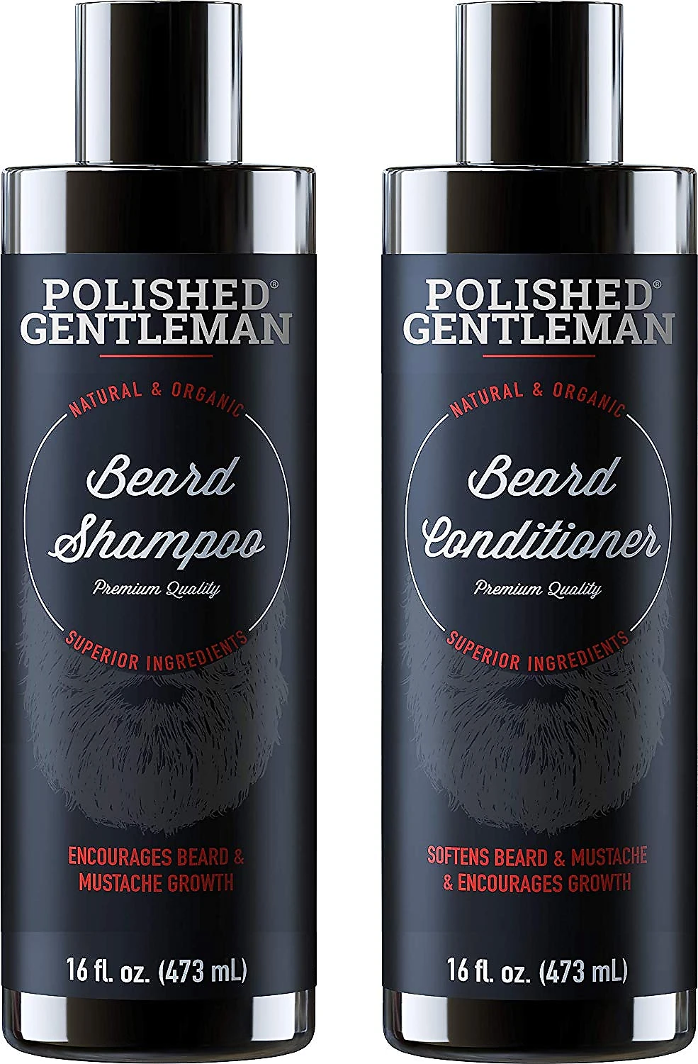 Shampoo e Condicionador Para Crescimento Rápido de Pelos e Barba Limpeza Orgânica do Rosto