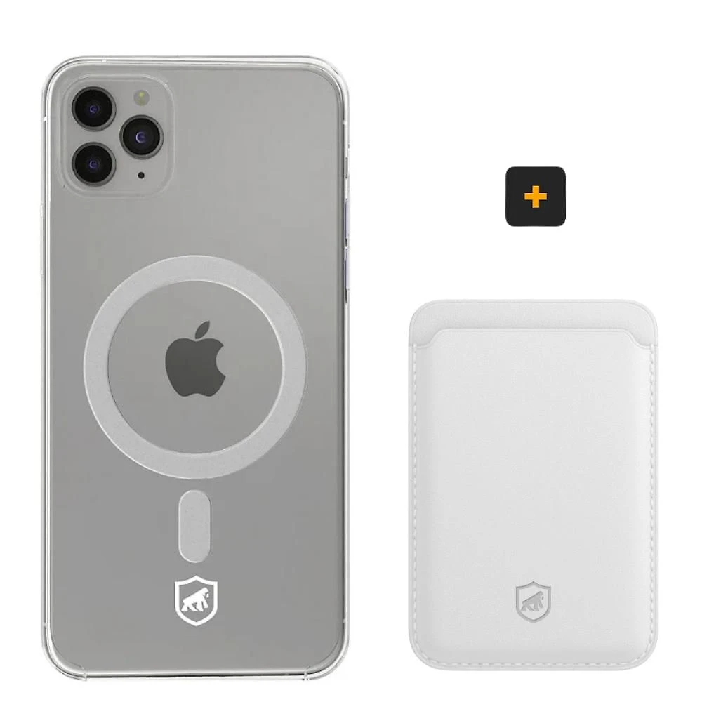 Kit Magsafe - Capa case capinha e Carteira para iPhone 11 Pro Max - Gshield