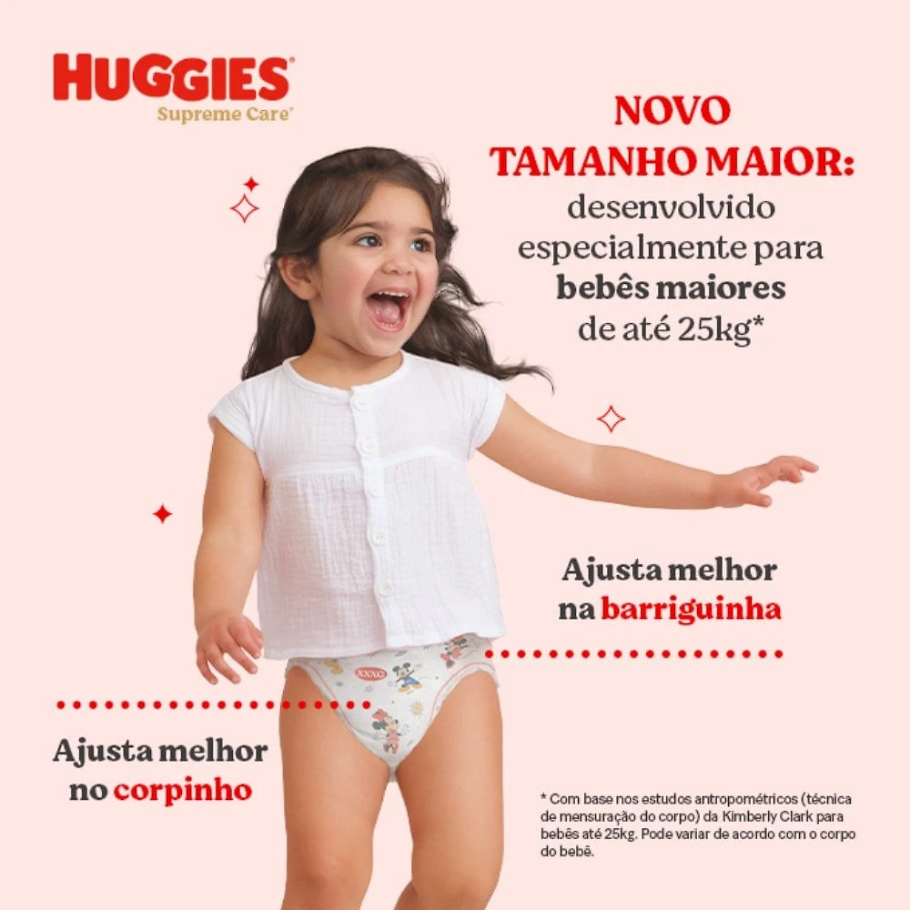 Miniatura Fralda Huggies Supreme Care Xxxg Max 70 Unidades