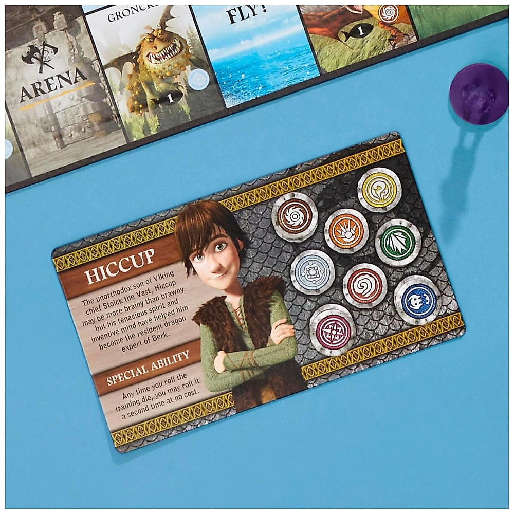 Monopoly Edição DreamWorks Como Treinar o Seu Dragão - Jogo de Tabuleiro, 8+ Anos, 2-4 Jogadores, 45 Min de Diversão.
