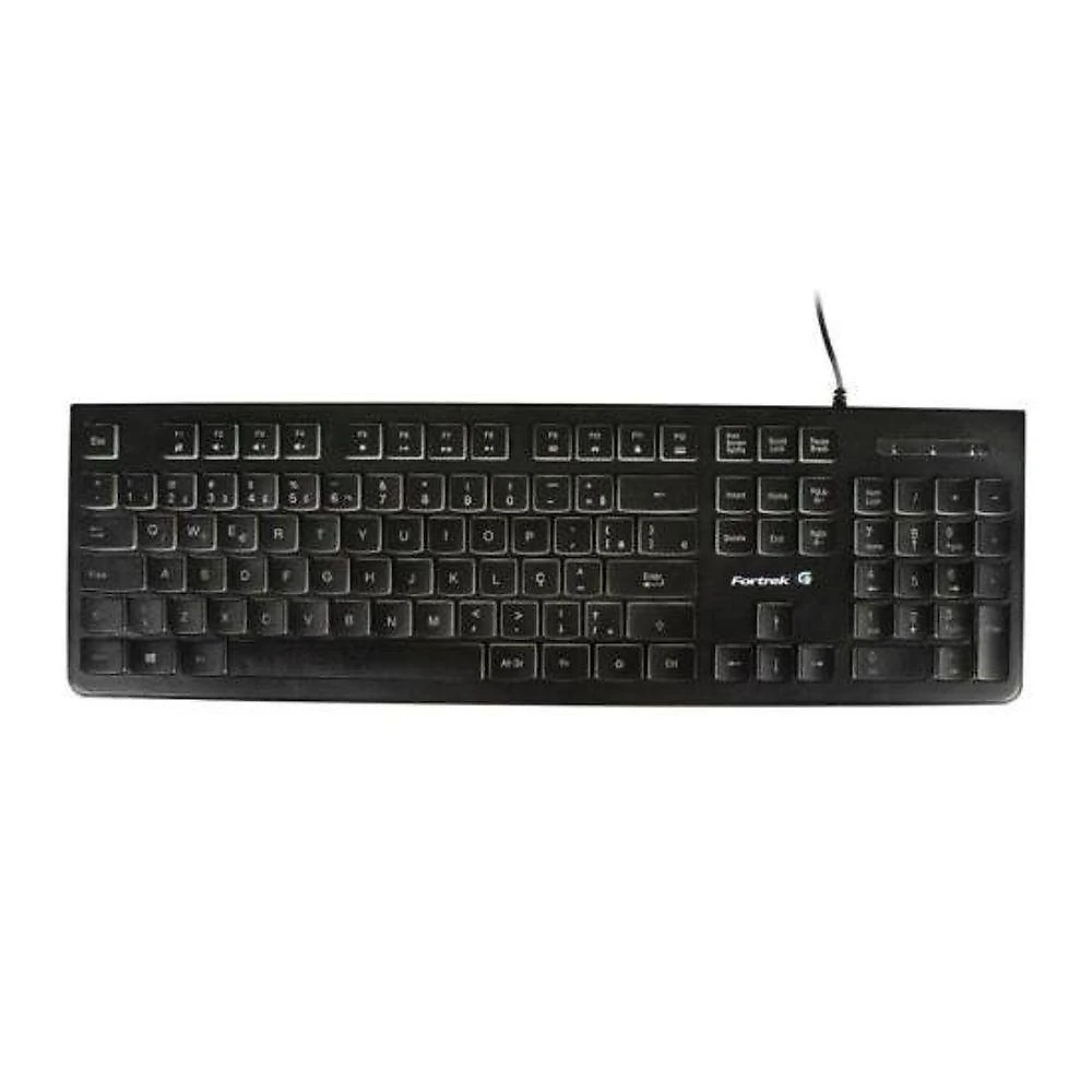 Teclado Gamer Multimídia Black Eagle Preto Fortrek