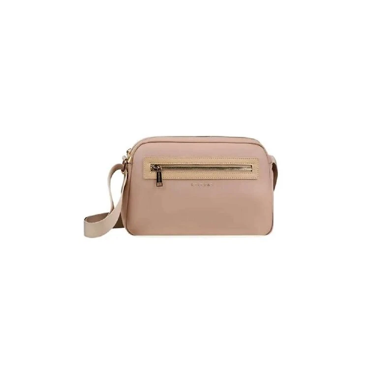 Bolsa Bagaggio Transversal Nylon Premium Feminino - Bege