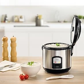 Panela Elétrica de Arroz Elgin PAR30 10 Xícaras Preta/Prata - 1,8 Litros 110V