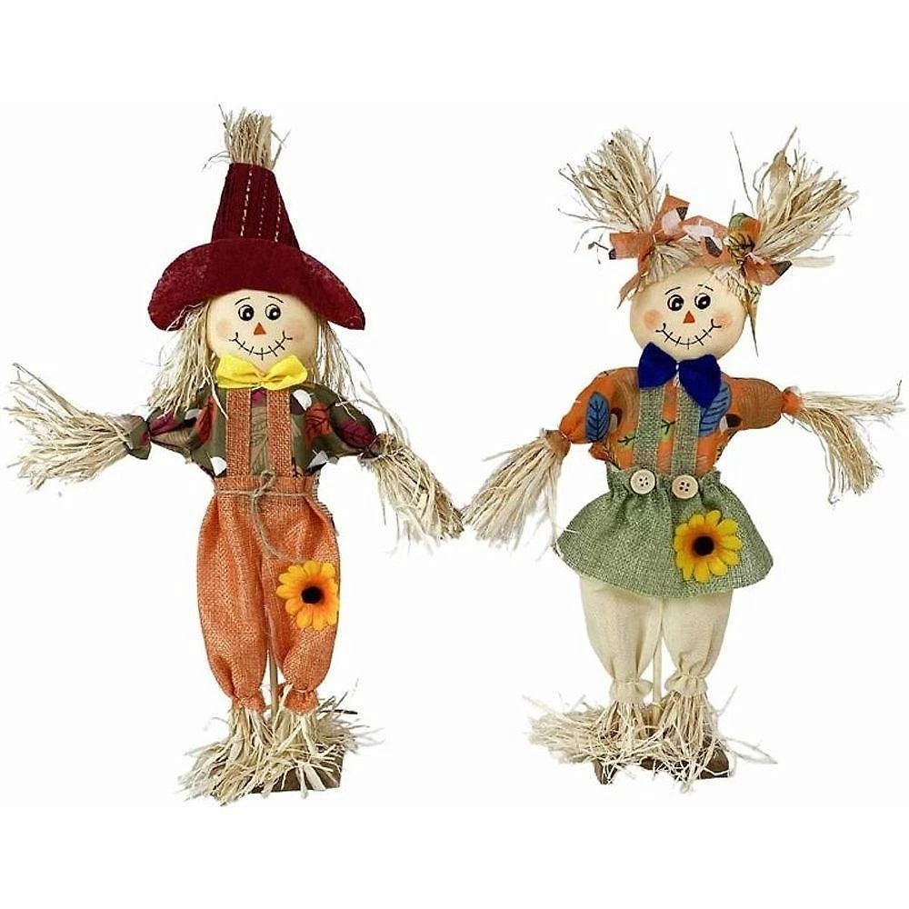 Enfeite Espantalho Festa Junina Palha Juta 37cm Kit 6 Rustic