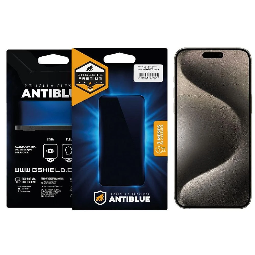 Película para iPhone 15 Pro Max - AntiBlue - Gshield