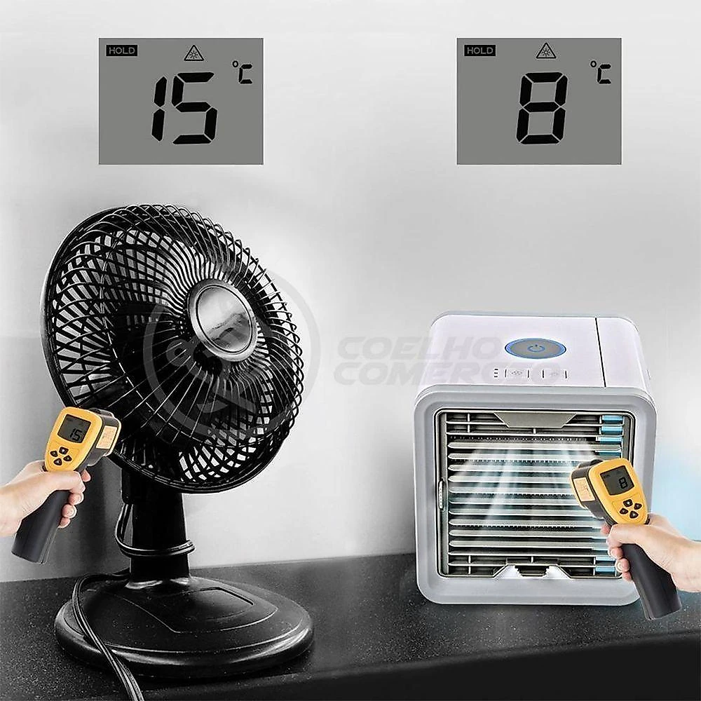 Mini Ar Condicionado Portátil Arctic Air Cooler com 3 Velocidades Ciclo Frio 110V