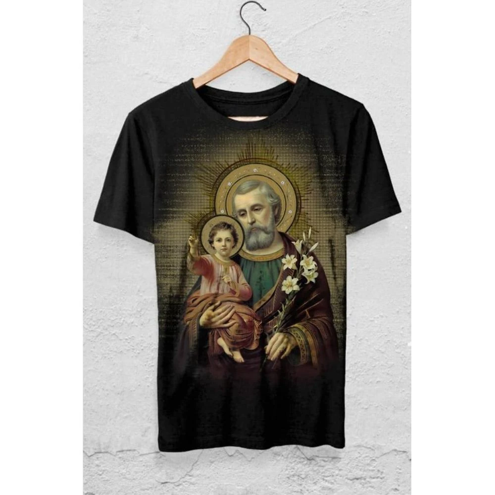 Camiseta - São José - Preta - Tamanho XG