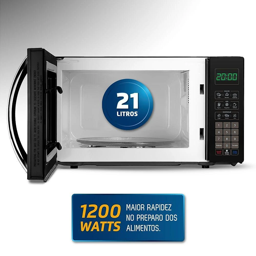 Micro-ondas 21l Mondial Mo-01-21-b 127v/60hz . 110V