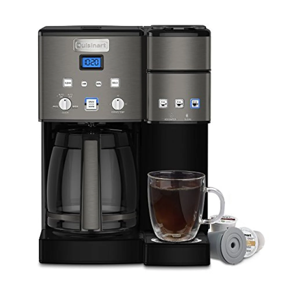 Cuisinart SS15BKS Cafeteira Elétrica 12 Xícaras e Servidor de Café Em Aço Inoxidável Automática Cor Preta