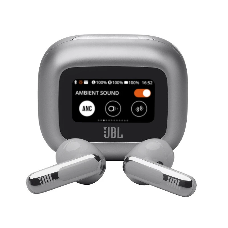 Fone de Ouvido Bluetooth JBL Live Flex 3 Prata