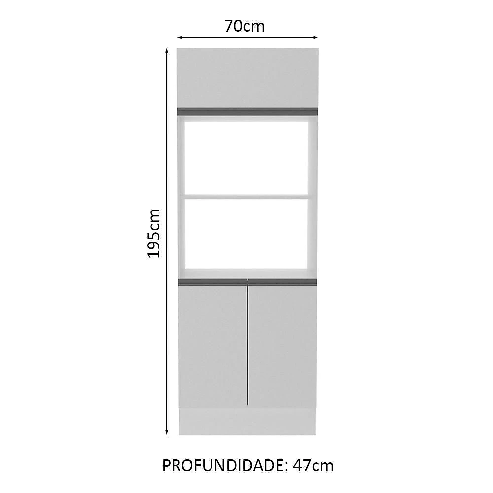 Armário Aéreo Glamy 1 Porta Madesa