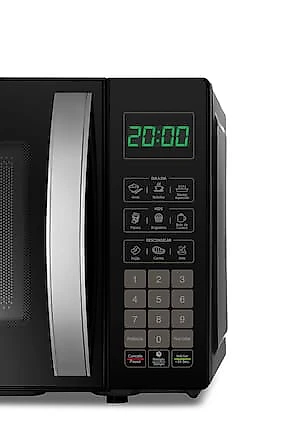 Micro-ondas Mondial 21 Litros 1200W Função Tira Odor e Manter Aquecido Preto 110V