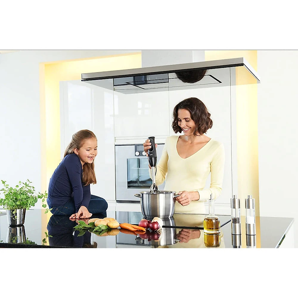Braun MultiQuick Mixer com 5 Velocidades e Acessórios Aço I noxidável 300W110V Preto