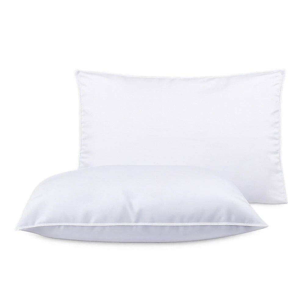 Conjunto 2 Travesseiros Fibra Herval 7633, 50 x 70 cm, Branco