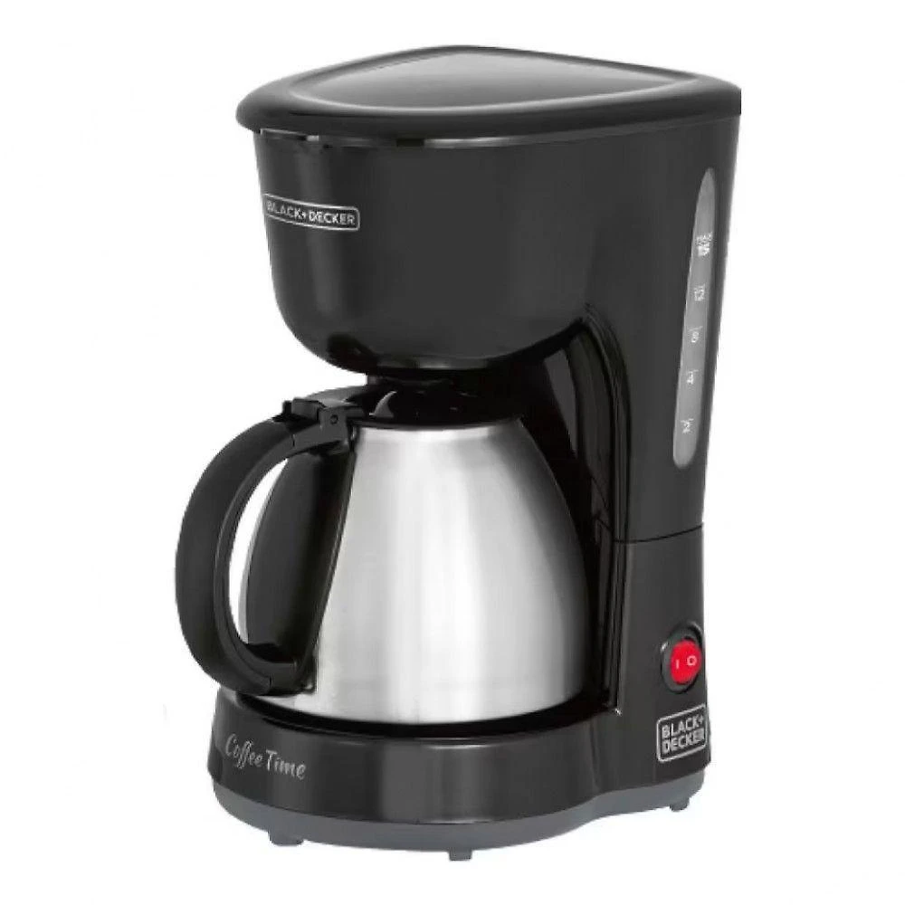 Cafeteira Elétrica CM15-BR01 Black + Decker 15 Xícaras Aço Inox Preto 110V