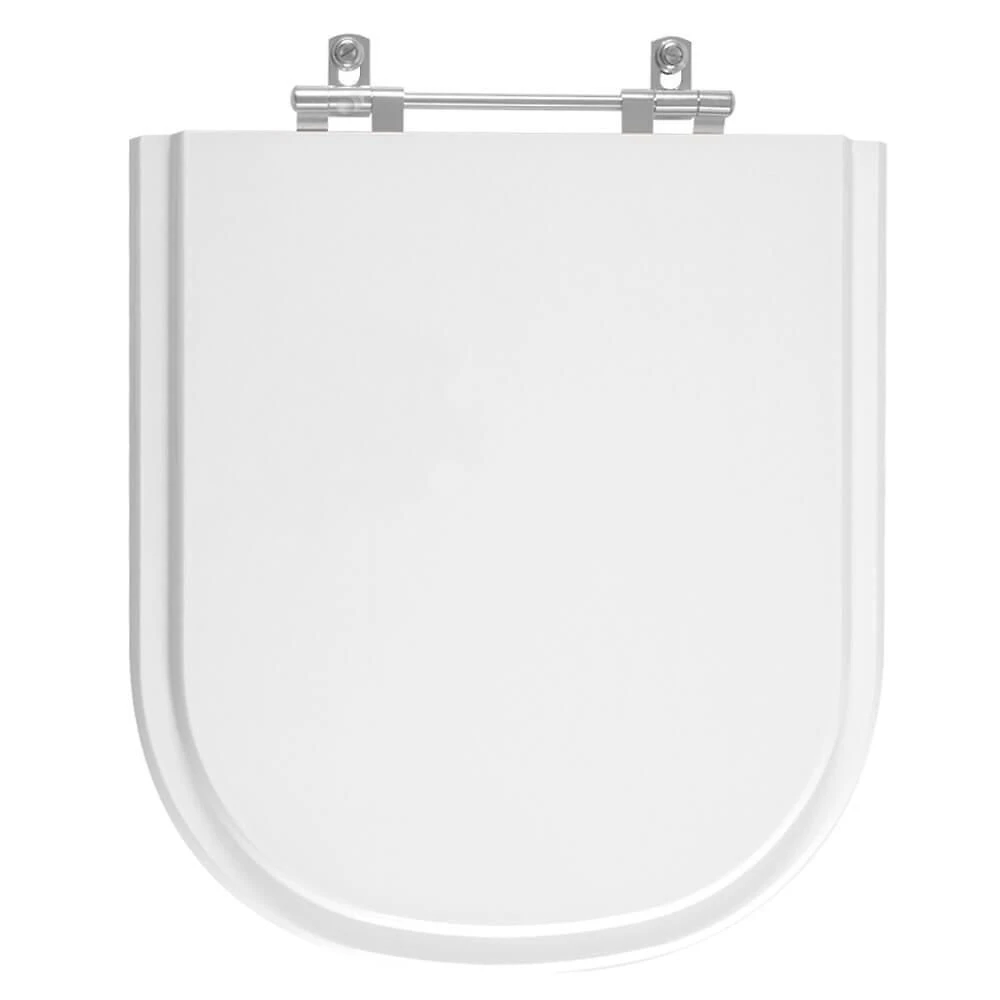 Assento Sanitário Flox Redondo Polipropileno Parafusado Convencional Branco Pontto