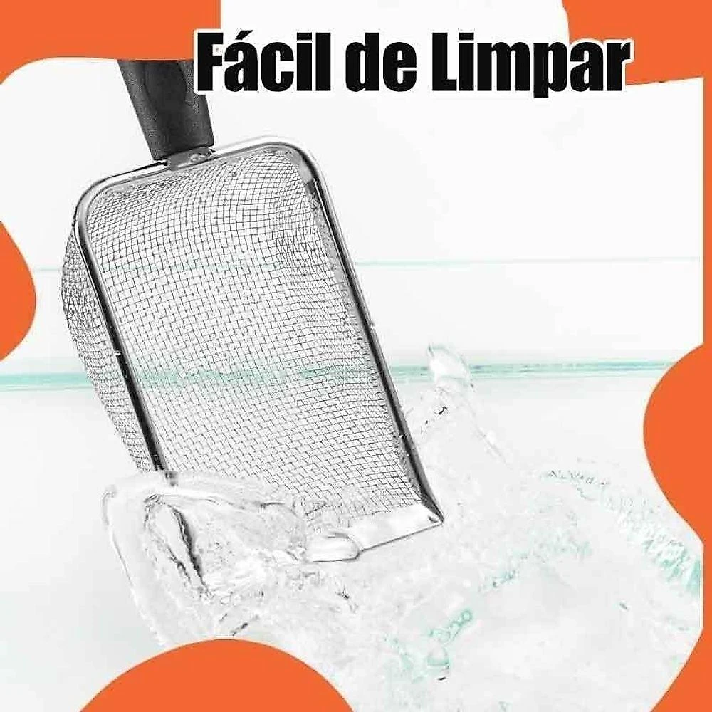 Pá Higiênica OEM para Limpeza de Caixas de Areia de Répteis em Aço Inox 27cm 1 Unidade