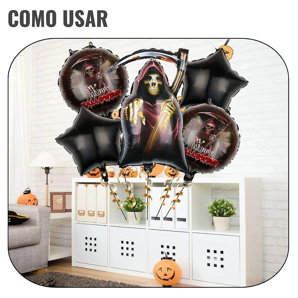 Kit Balões Halloween Variáveis - 05un