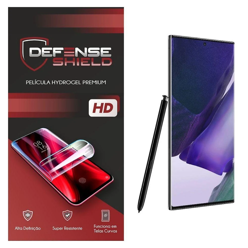 Pelicula Hydrogel Premium Para Galaxy Note 20 Ultra 2 Proteção Frontal + Verso Defense Shield