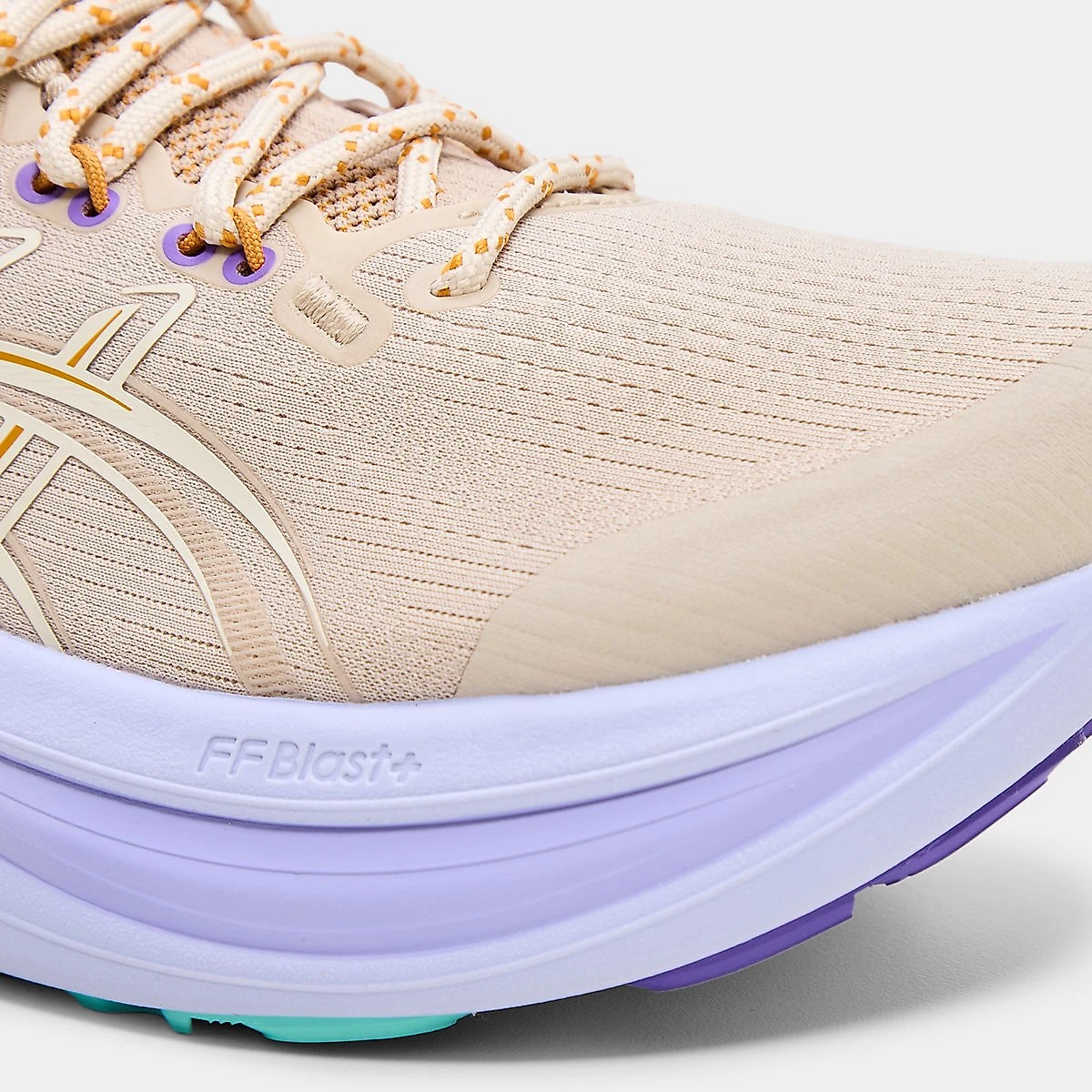 Tênis Asics Nimbus 28 Feminino Bege+Roxo - 34