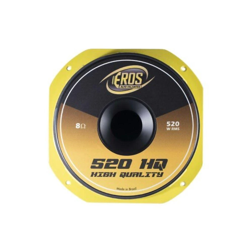 Alto Falante Automotivo Eros E-520 HQ 4R 10 520W RMS com Fidelidade e Clareza nas Frequências Médias