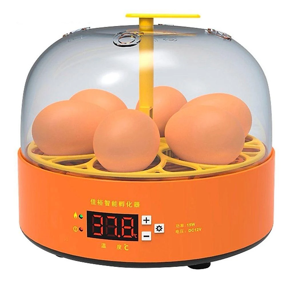 Chocadeira Mini Incubadora Lorben Semiautomática Rotação Automática Amarelo
