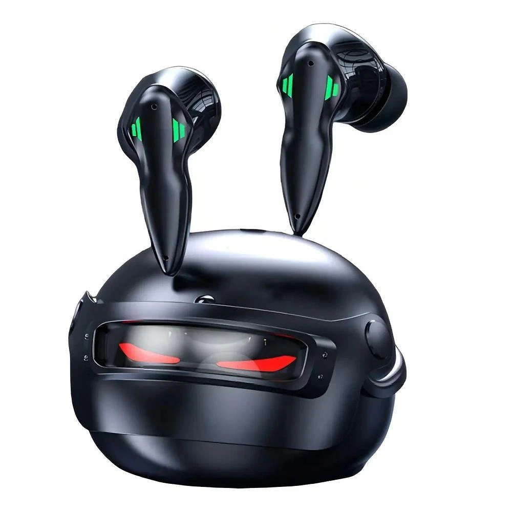 Fone Bluetooth sem Fio Gamer MDM Design Capacete Alta Definição com Led Rgb