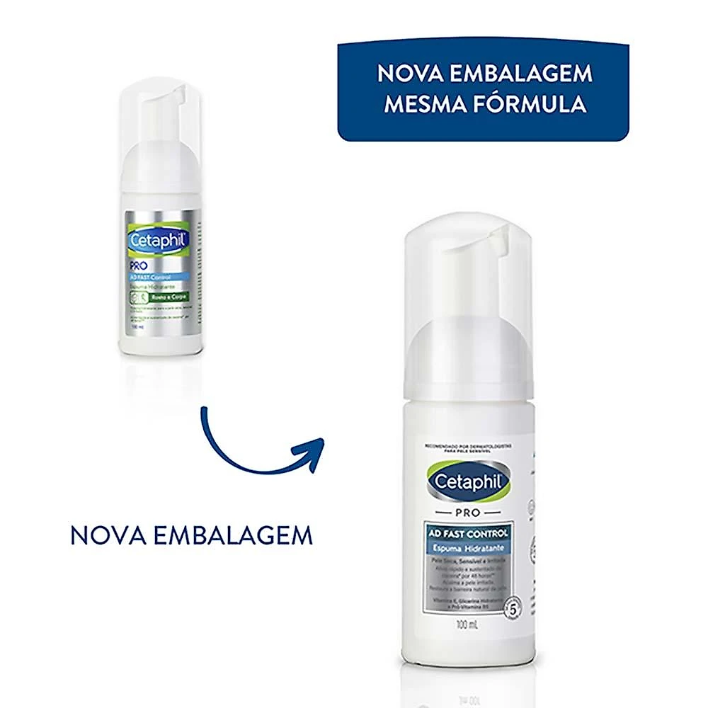 Espuma hidratante cetaphil pro ad fast control 100ml