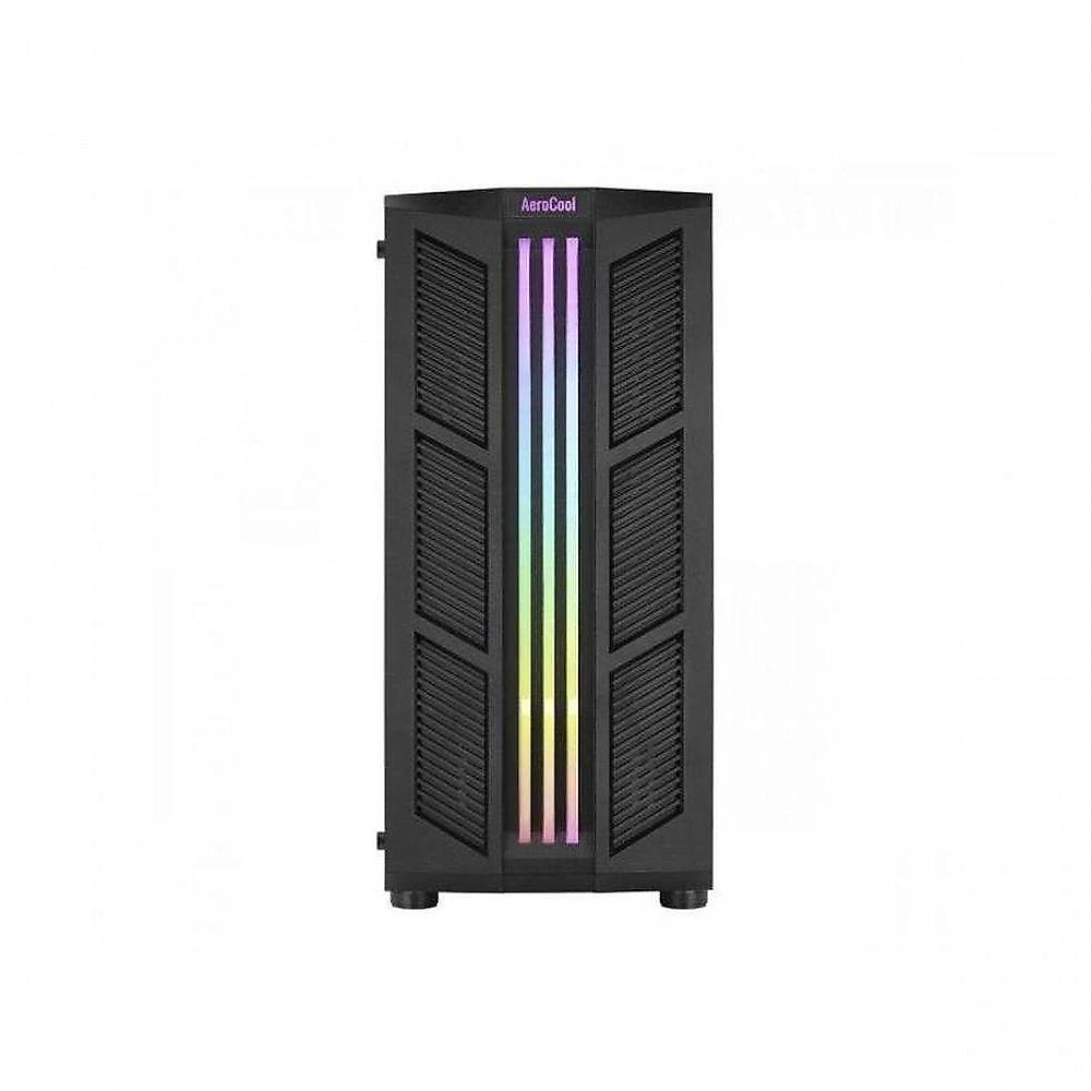 Gabinete Gamer Aerocool Prime Rgb com Vidro Temperado Usb 3.0 Preto