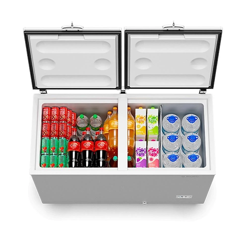 Freezer E Refrigerador Horizontal Da420if Metalfrio Com 417 Litros E 2 Portas Bivolt