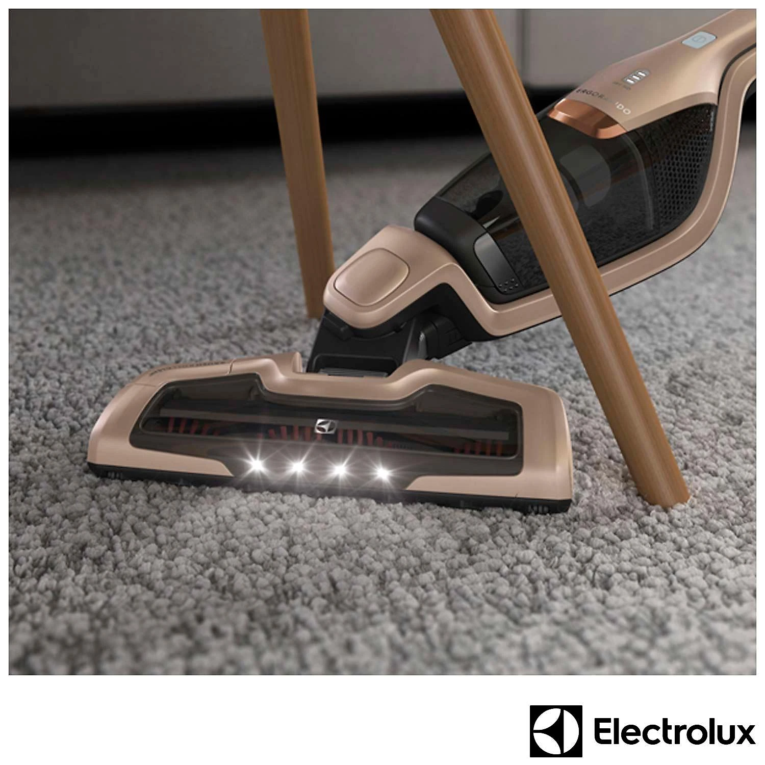 Aspirador de Pó Vertical Ergorapido 2 em 1 Dourado Electrolux (ERG26) Bivolt