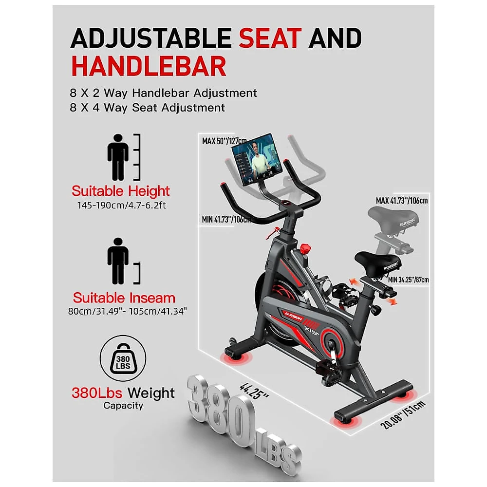 Miniatura Bicicleta de exercício - bicicleta estacionária magnética para academia em casa - bicicleta de ciclismo interna