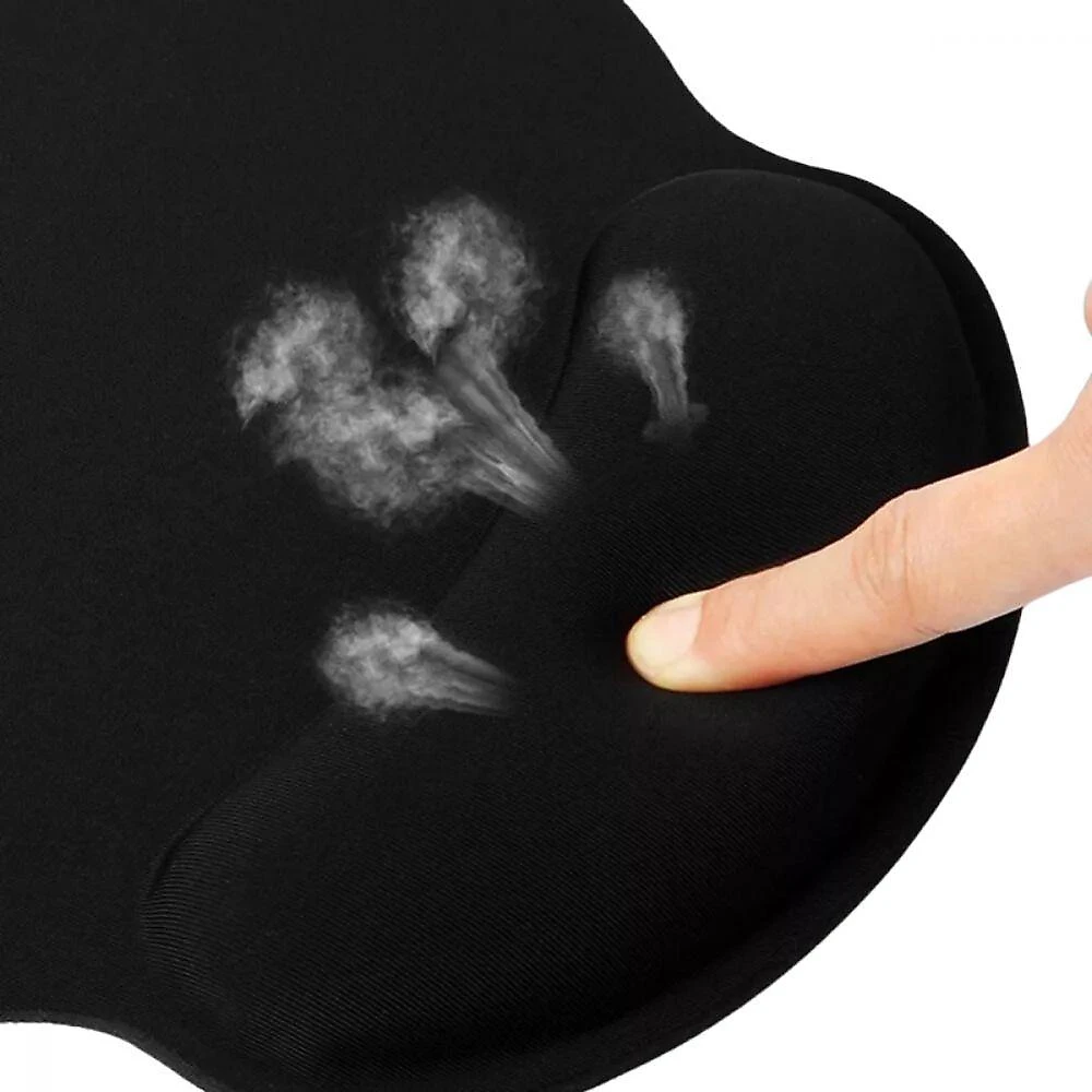 Suporte Mouse Pad Ergonômico Com Apoio De Punho Super Macio