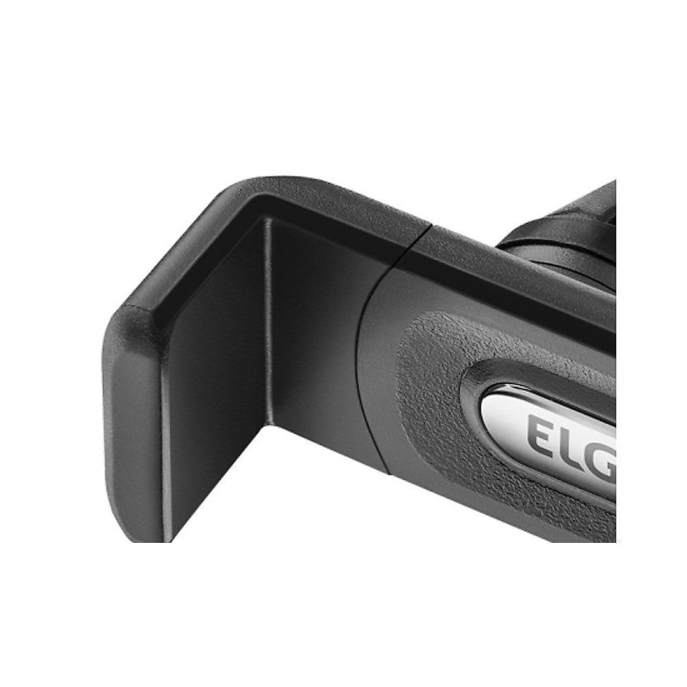 Suporte Veicular Elgin Universal para Smartphones Até 5,5 Polegadas ABS e Silicone Preto 1 Unidade