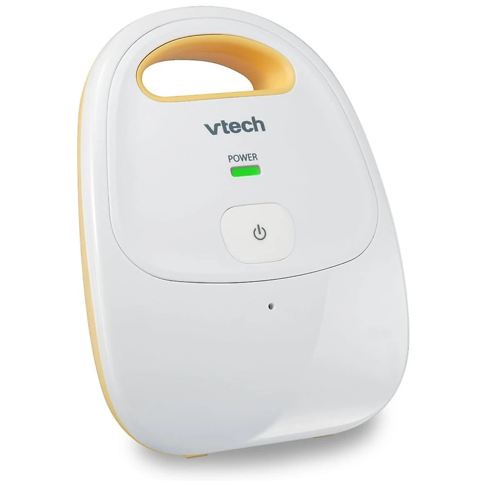 Monitor de Áudio para Bebês com Bateria Recarregável e Som Cristalino de Longo Alcance, 110V, VTech, Amarelo e Branco 110v