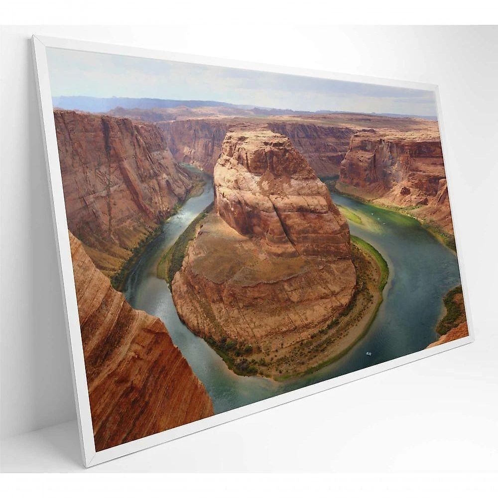 Quadro Horseshoe Bend Arizona 90x60 Cm Vidro Impresso