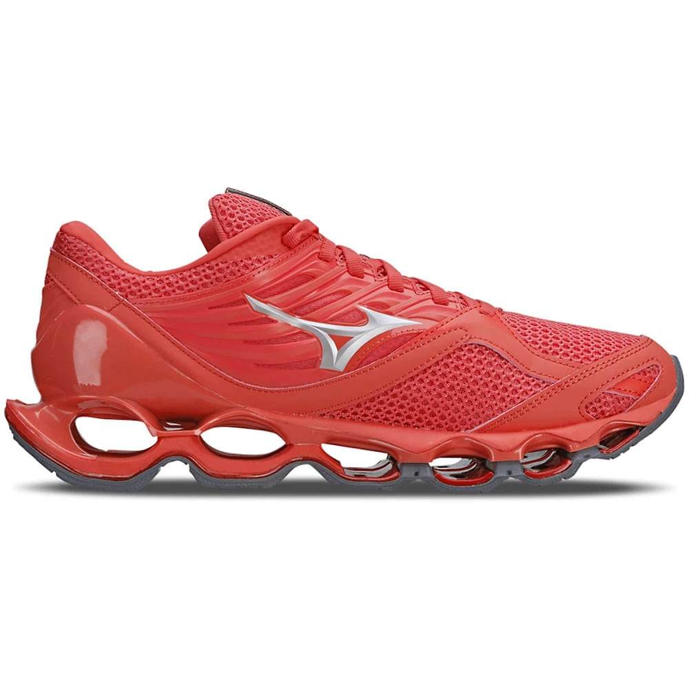 Miniatura Tênis Unissex Mizuno Wave Prophecy 13-S 34 Vermelho