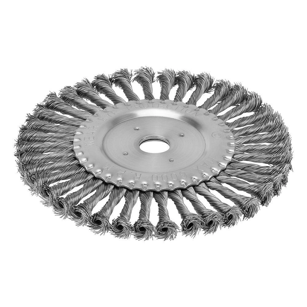 Escova para Esmerilhadeira 746389 Fio Torcido Prata MTX 200MM 6000 RPM