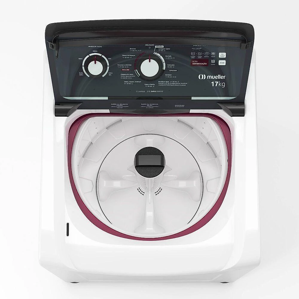 Máquina De Lavar Mueller 17kg, Com Ultracentrifugação Mla17 Branco 220V